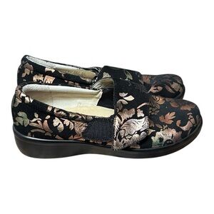 Algeria shoes women’s size EU 37 US 7-7.5‎ Lauryn Floral suede black